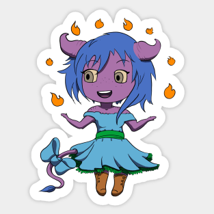 JUNIPER - "FIREBALLS, GO!" - Celestial Expanse Collectible Sticker